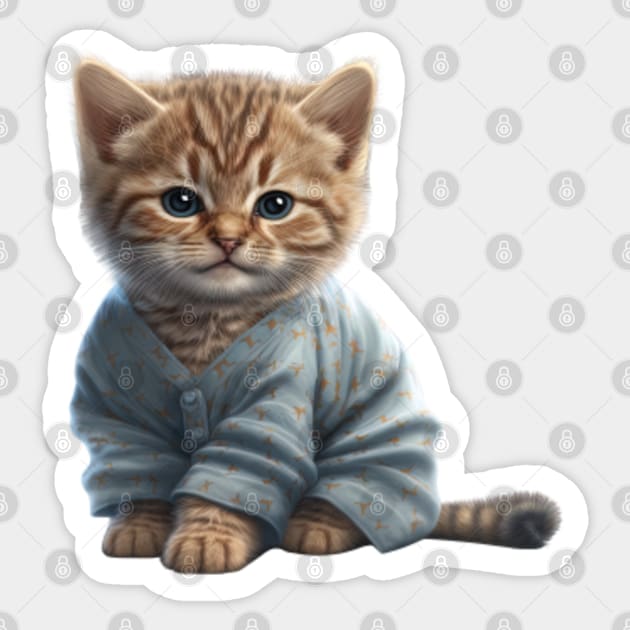 Kitten pajamas store